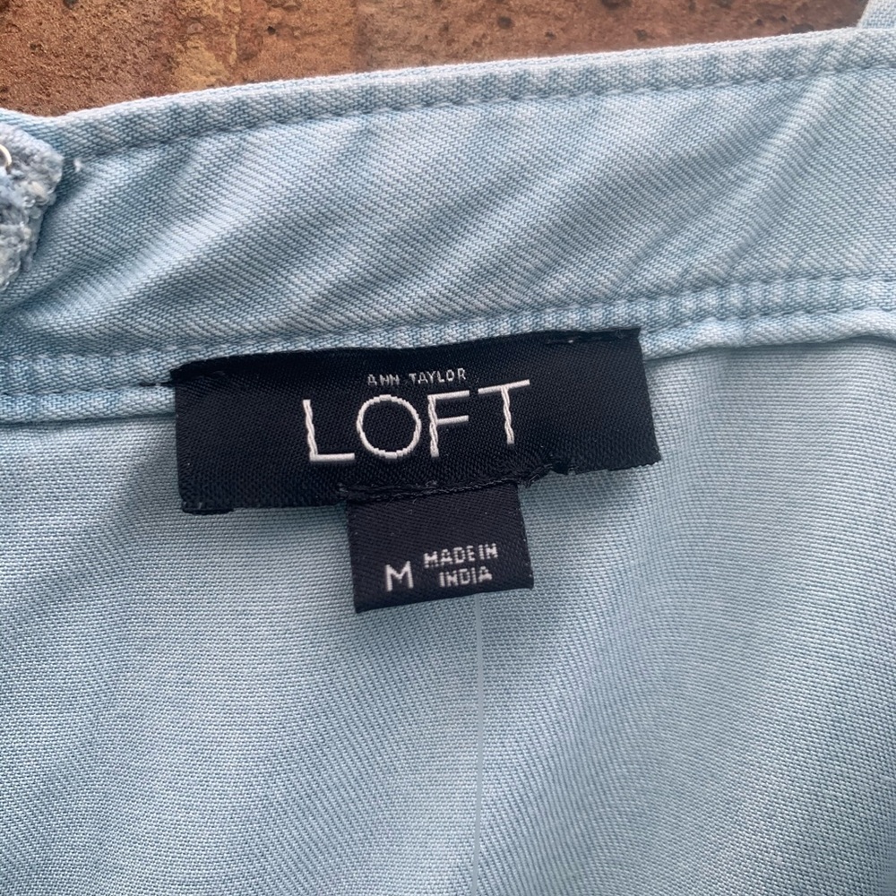 🆕Loft Chambray Apron Jumpsuit - Picture 5 of 5